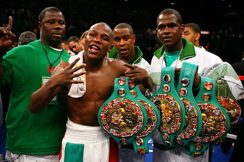 floyd mayweather campeon 5 categorias