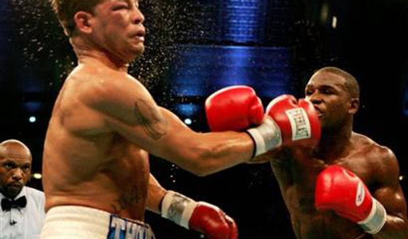 imagen mayweather vs gatti por el campeon peso ligero